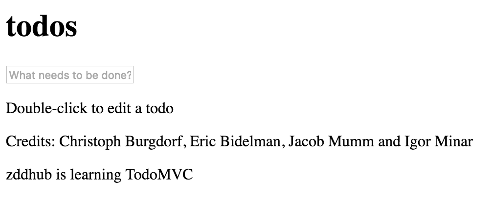 todomvc new-todo html