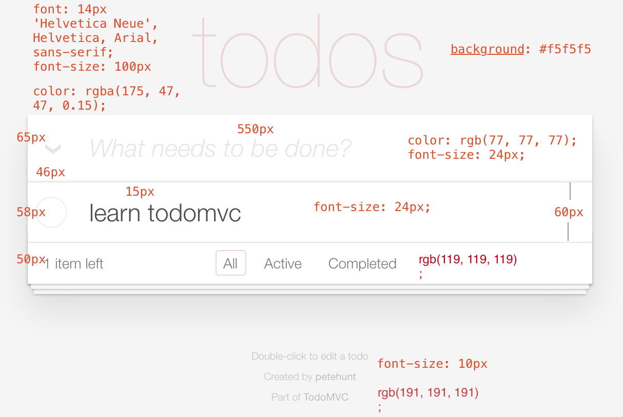 todomvc new-todo mockup
