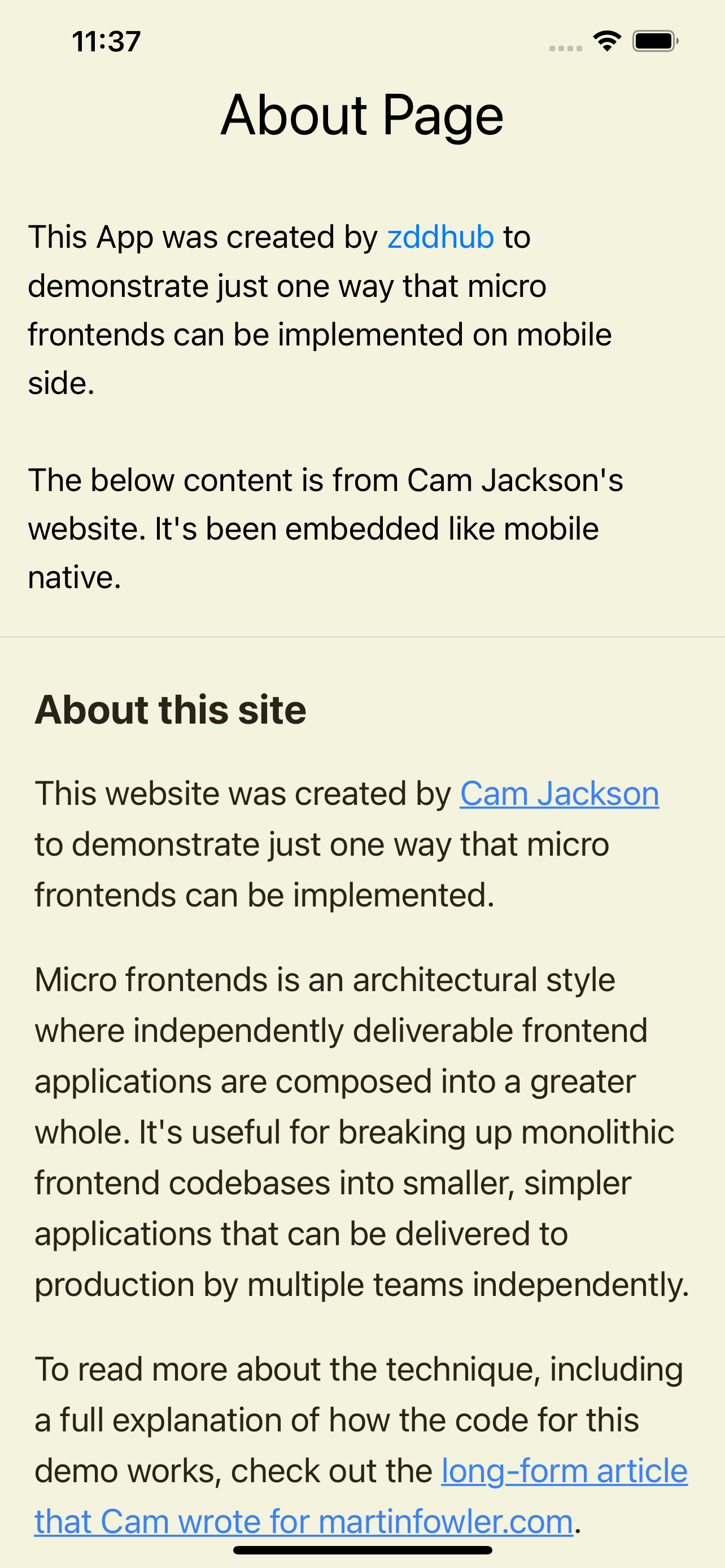 About MFE light mode